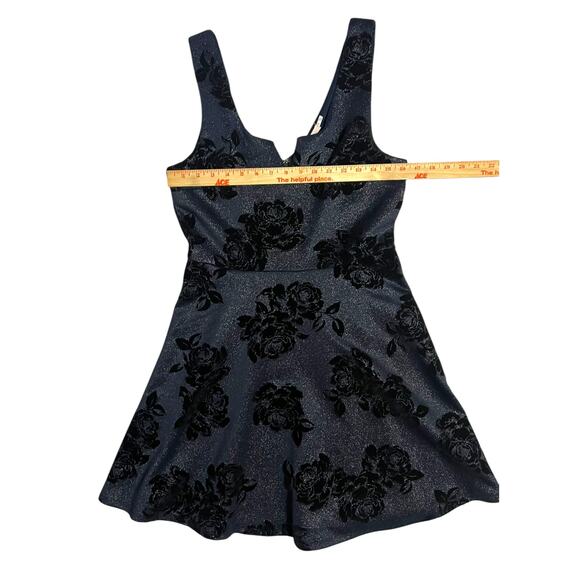 Miami Black Floral Mini Dress - Picture 8 of 12